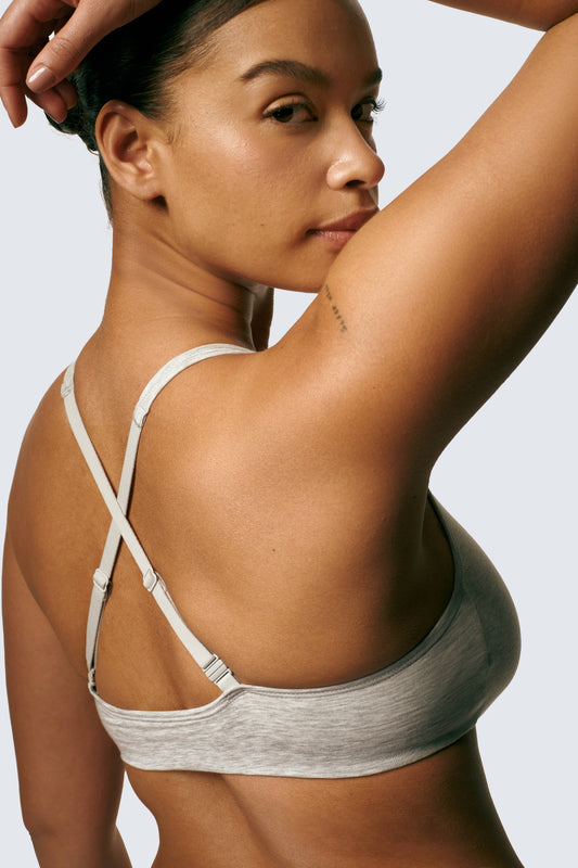 First Base Scoop Neck Bralette