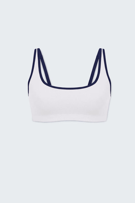 First Base Scoop Neck Bralette