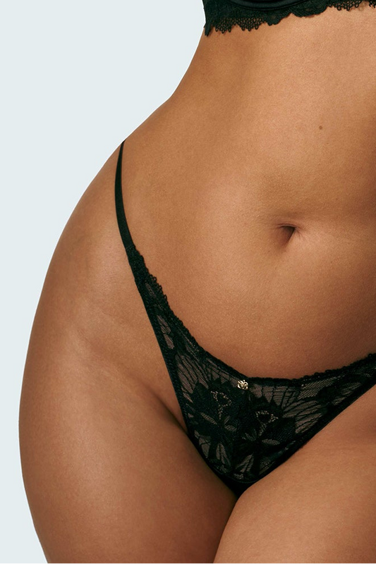 String You Along Low Rise Lace Thong