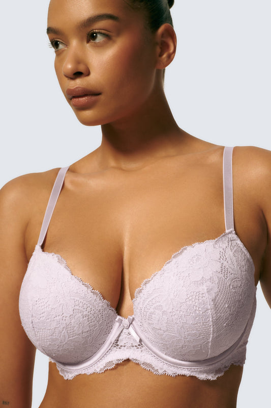 Forever Yours Lightly Lined Lace Demi Bra