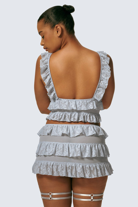 Cowgirl Crush Frill Mini Skirt