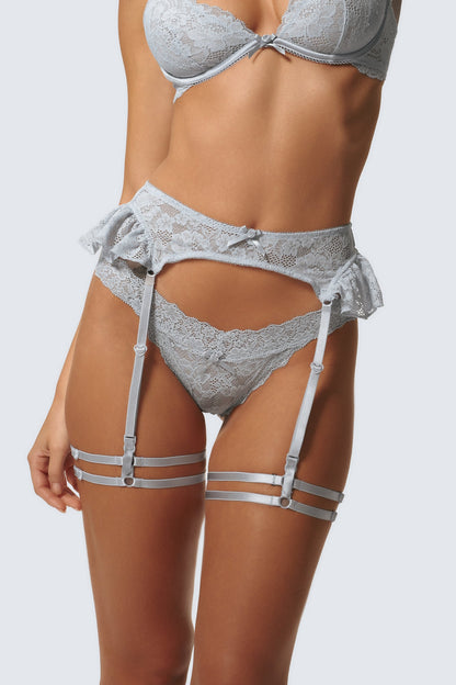 Spur of The Moment Frill Garter Belt