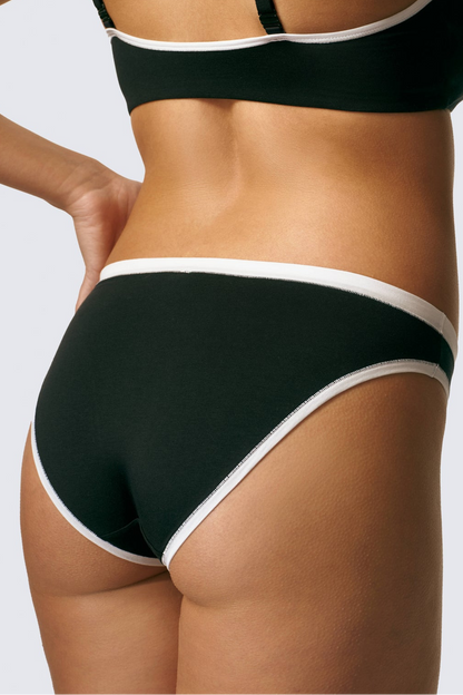 Rear View Mid Rise Bikini