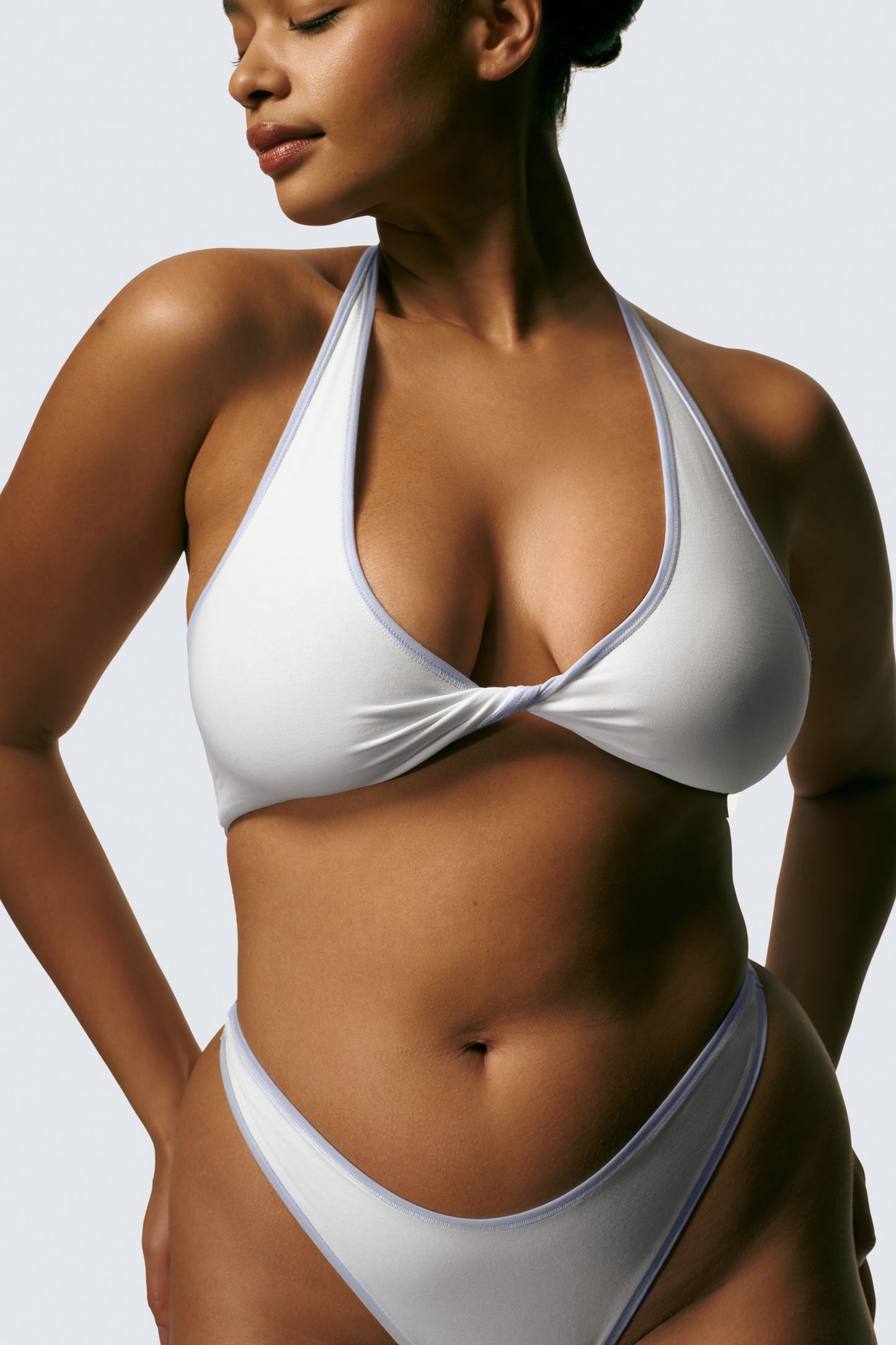 Knot Just Friends Twist Front Bralette