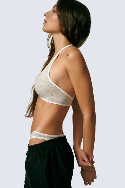 Knot Just Friends Twist Front Bralette