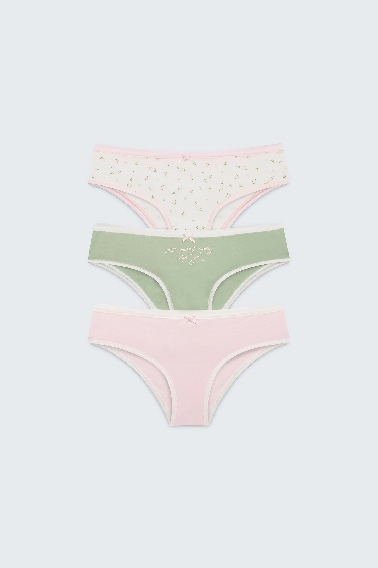Flower Girl Cheeky Hipster Panty Pack