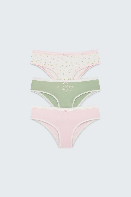 Flower Girl Cheeky Hipster Panty Pack