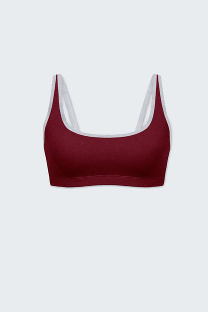 First Base Scoop Neck Bralette