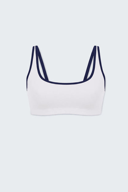 First Base Scoop Neck Bralette