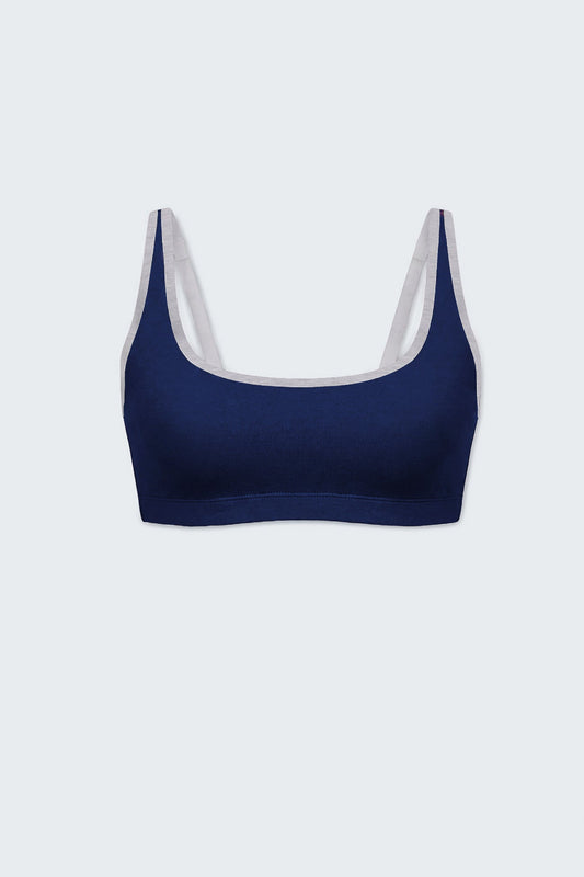 First Base Scoop Neck Bralette