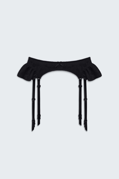 Spur of The Moment Frill Garter Belt