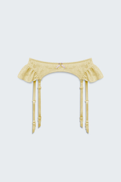 Spur of The Moment Frill Garter Belt