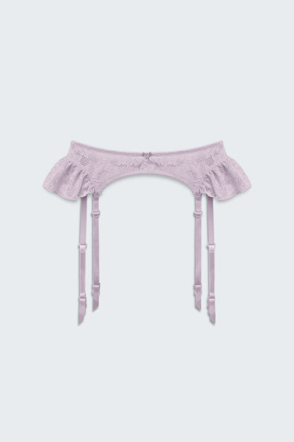 Spur of The Moment Frill Garter Belt