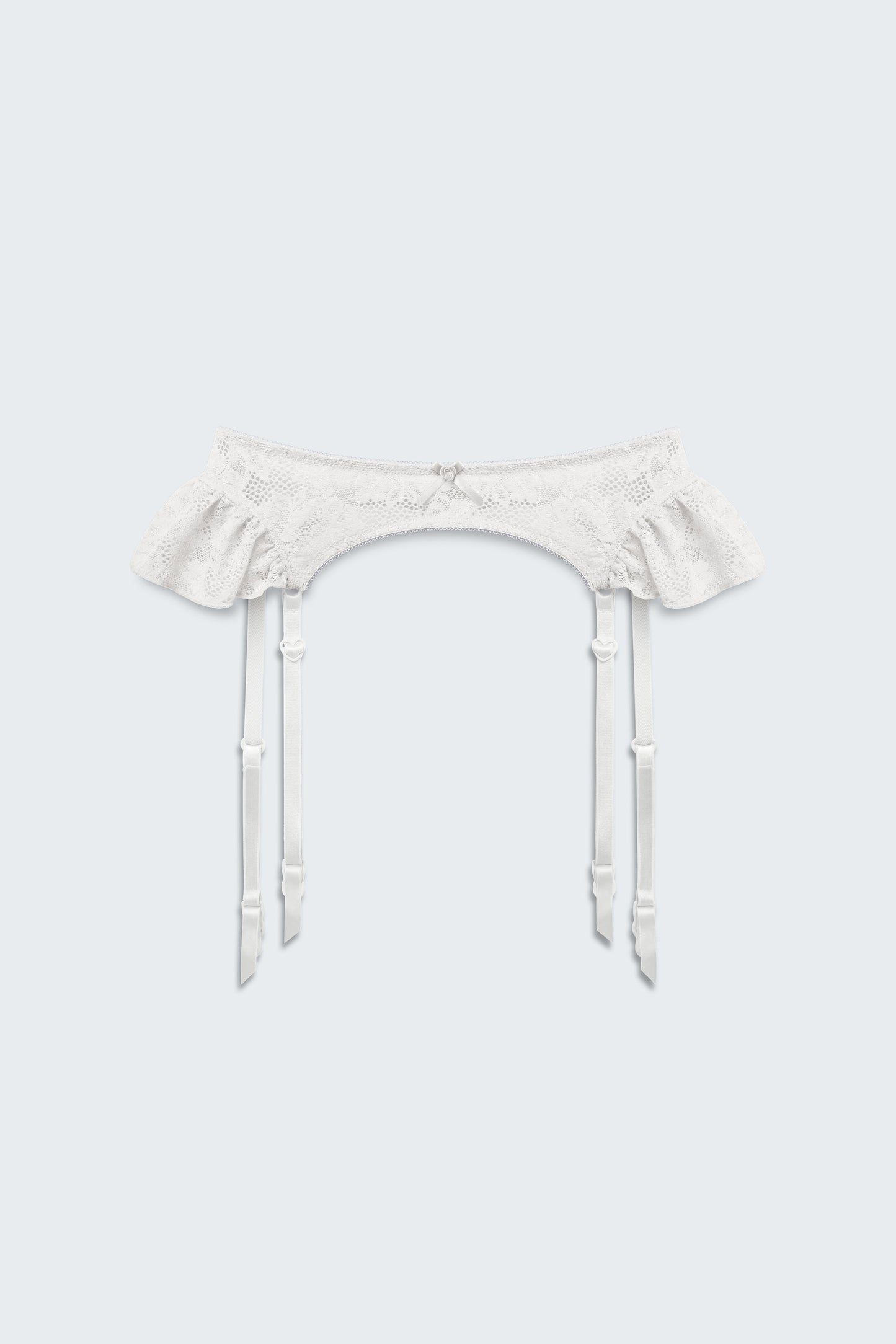 Spur of The Moment Frill Garter Belt
