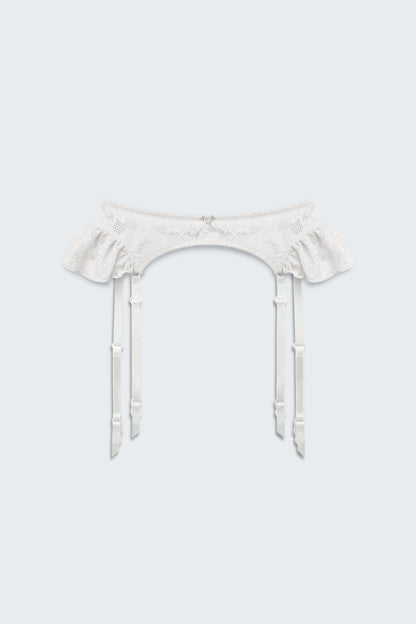 Spur of The Moment Frill Garter Belt