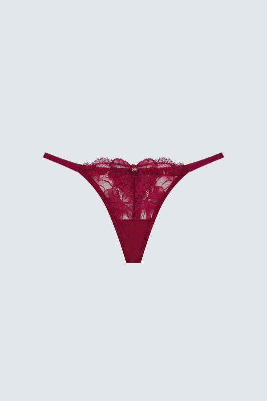 String You Along Low Rise Lace Thong