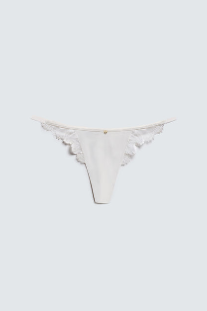 The Out of Line Low Rise Satin Thong