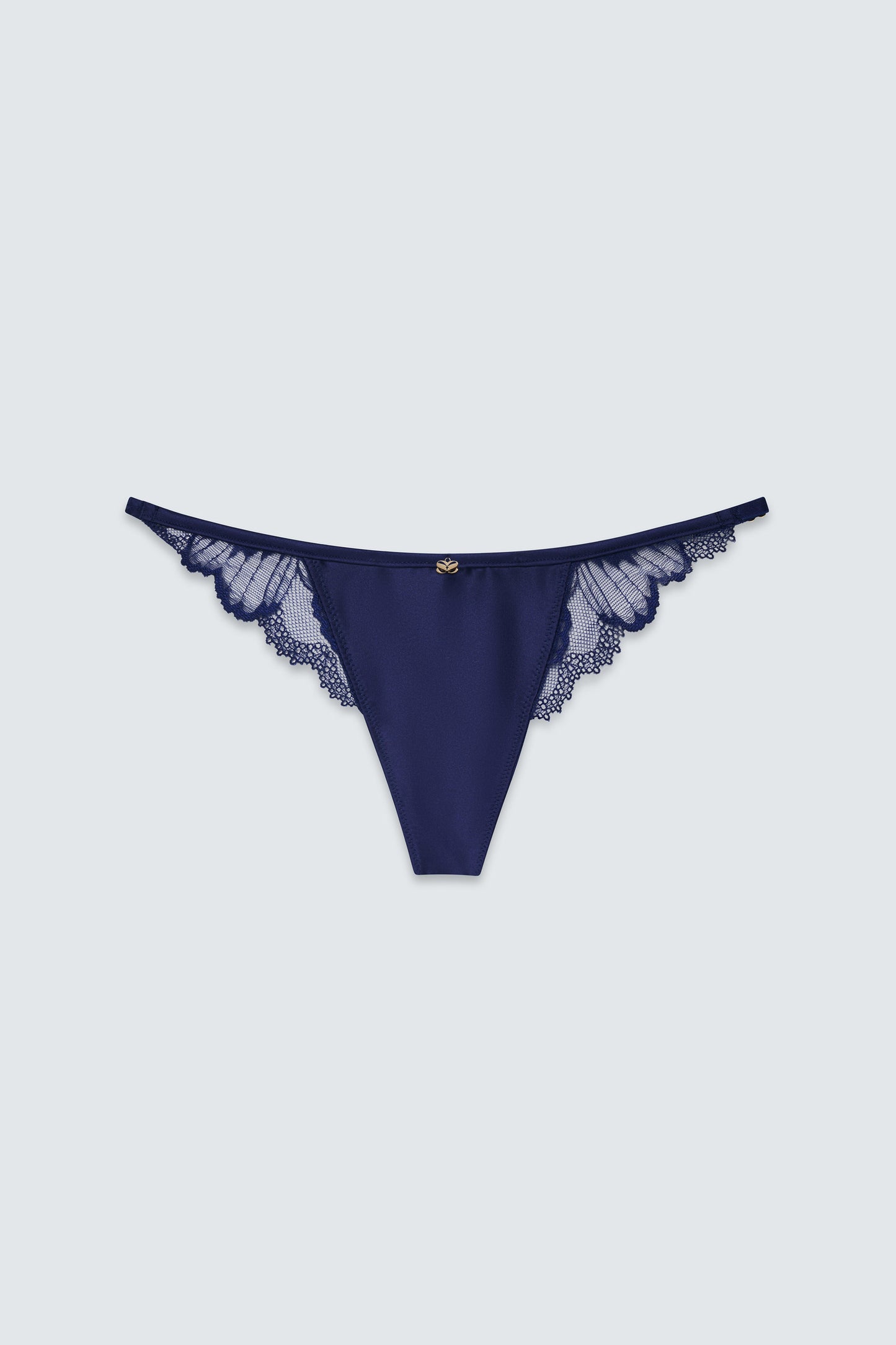The Out of Line Low Rise Satin Thong