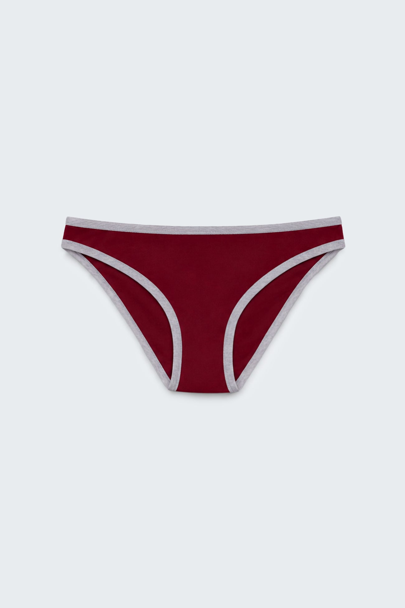 Rear View Mid Rise Bikini