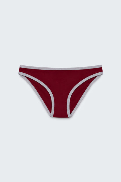 Rear View Mid Rise Bikini