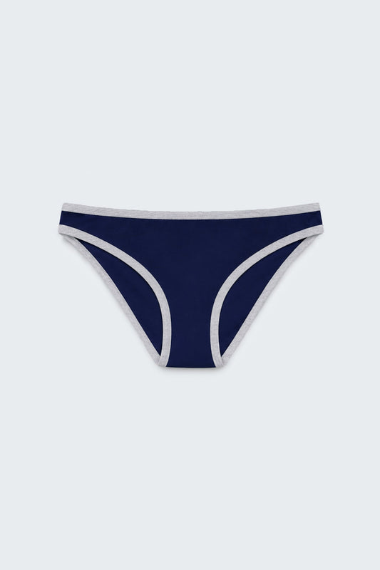 Rear View Mid Rise Bikini