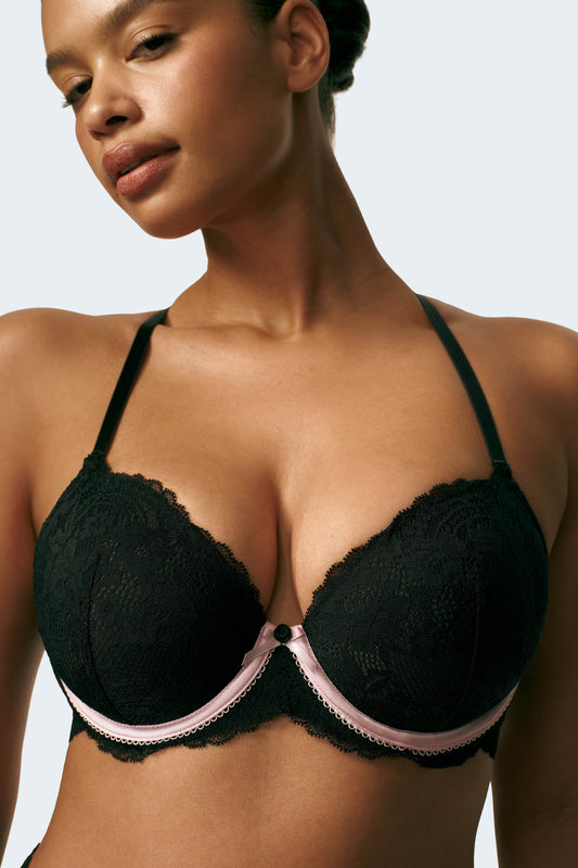Forever Yours Lightly Lined Lace Demi Bra