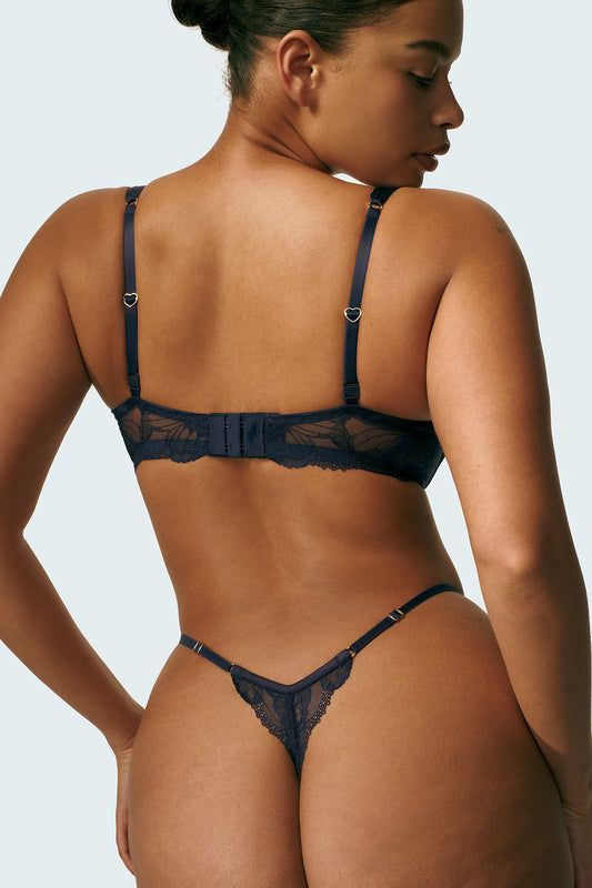 String You Along Low Rise Lace Thong